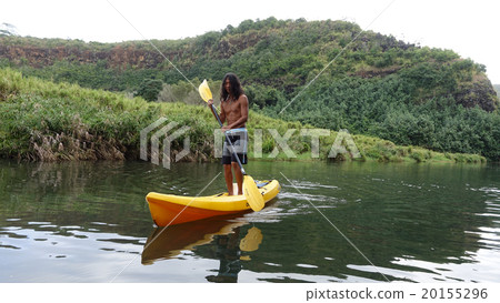 Sports 501: Kayak @USA <Hawaii <Kauai island <Wailua River Sports 501: Kayak @USA <Hawaii <Kauai island <Wailua River 20155296