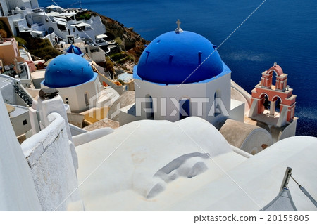 Oia,聖托里尼的教堂和街道 Oia,聖托里尼的教堂和街道 20155805