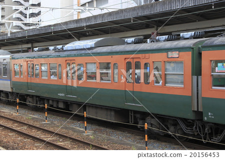 Kusatsu Line 113 series train: Intermediate car (Moha 113 type) 20156453