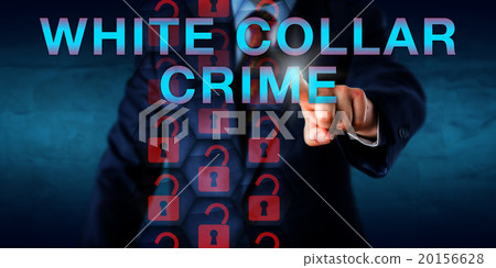 Detective Pressing WHITE COLLAR CRIME Onscreen 20156628