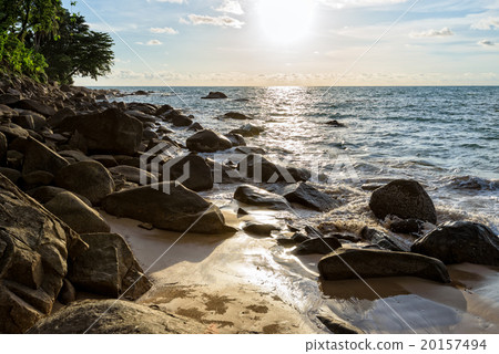 Sunset at beach in Thailand 20157494
