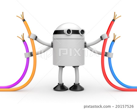 Robot with cables 20157526