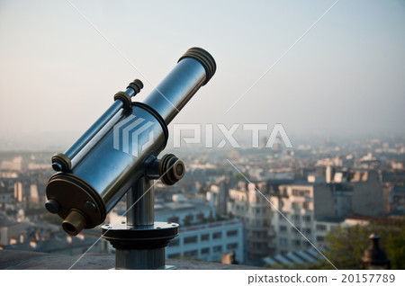 telescope and panoramic of Paris telescope and panoramic of Paris 20157789
