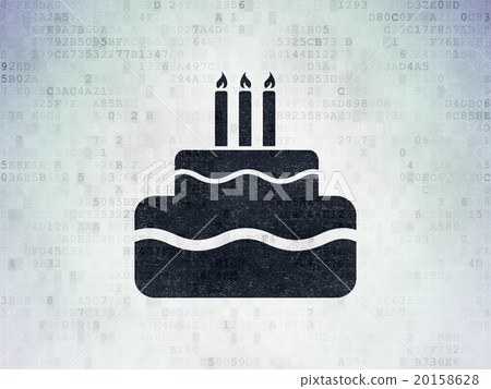 Entertainment, concept: Cake on Digital Paper Entertainment, concept: Cake on Digital Paper 20158628