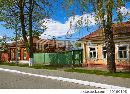 Old wooden houses in Kolomna Kremlin - Moscow Old wooden houses in Kolomna Kremlin - Moscow 20160198