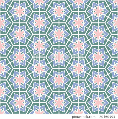 retro green pink flowered pattern retro green pink flowered pattern 20160593
