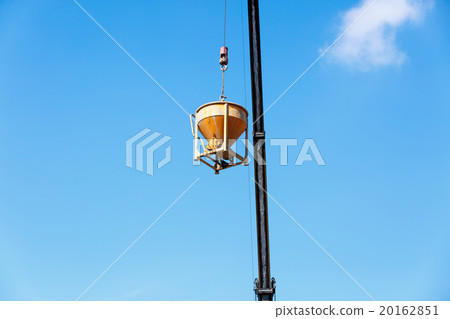 Crane working in construction on blue sky 20162851