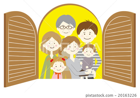 6 people family window 20163226