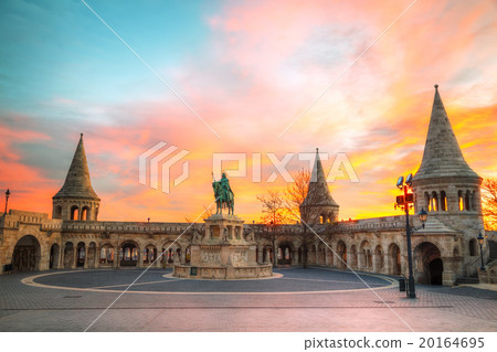 Fisherman bastion in Budapest, Hungary 20164695