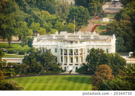 The White Hiuse aerial view in Washington, DC 20164730