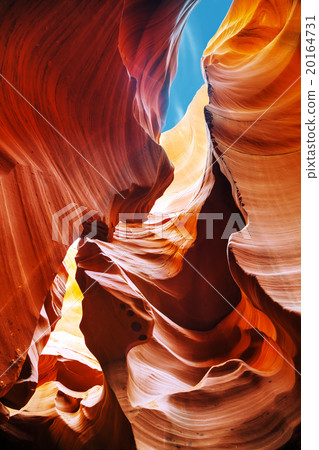 Lower Antelope Canyon view near Page, Arizona 20164731