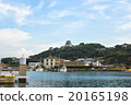 Hirado Castle and the cityscape and sky 20165198