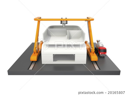 用於從正面和房屋建築建模的3D打印機 20165807