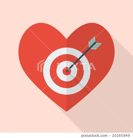 Heart with target 20165849