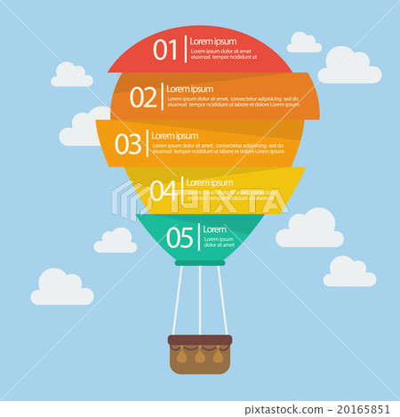Hot air balloon infographic 20165851