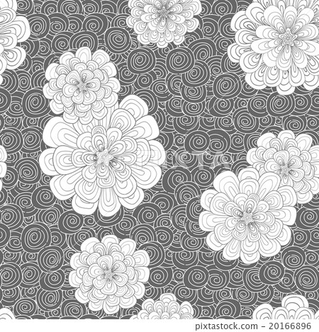 Abstract background with flowers 20166896