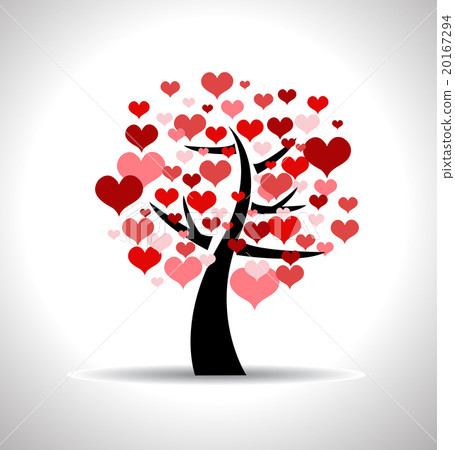 Love tree - Stock Illustration [20167294] - PIXTA