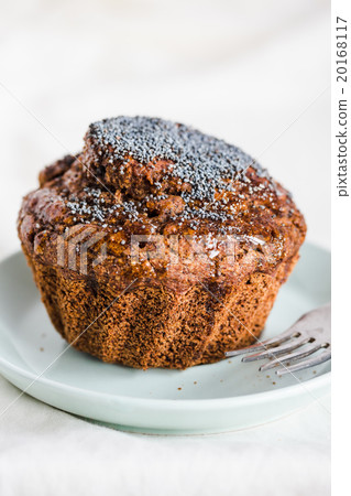 chocolate muffins with carob, raisins and poppy chocolate muffins with carob, raisins and poppy 20168117
