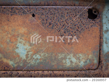 rusty metal plate panel corroded texture 20168937