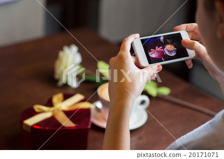 close up of hands with smartphone taking picture 20171071