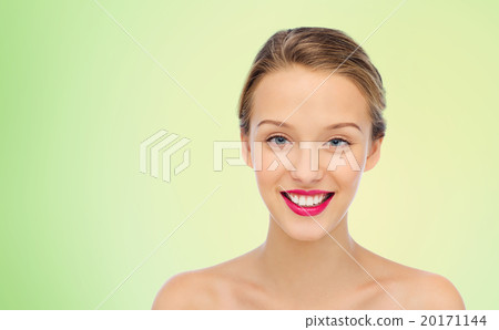 smiling young woman face and shoulders smiling young woman face and shoulders 20171144