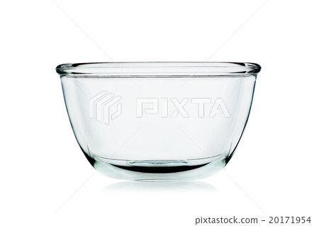 Empty bowl glass isolated on the white background Empty bowl glass isolated on the white background 20171954