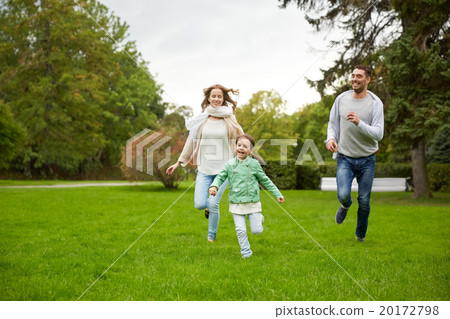 happy family walking in summer park happy family walking in summer park 20172798