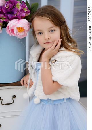Little girl at her home 20174284