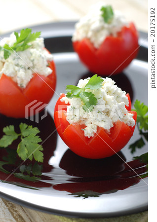 Tomatoes Stuffed with Feta Tomatoes Stuffed with Feta 20175192