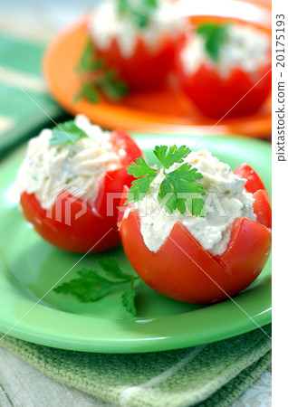 Tomatoes Stuffed with Feta Tomatoes Stuffed with Feta 20175193