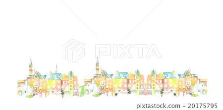 西部城鎮景觀，春天，循環 20175795