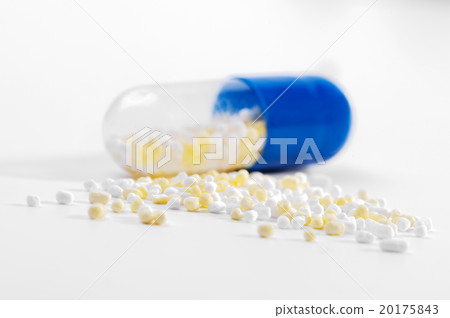 Transparent and blue medicine Transparent and blue medicine 20175843