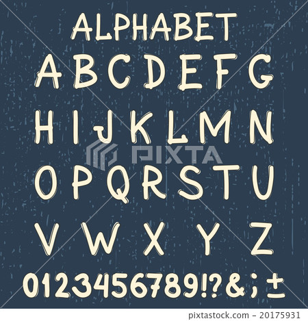 Hand made font 20175931