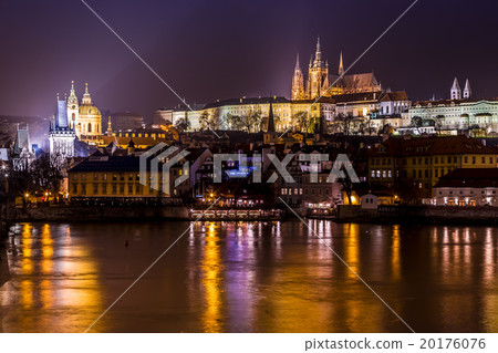 Prague gothic Castle with Charles Bridge Prague gothic Castle with Charles Bridge 20176076