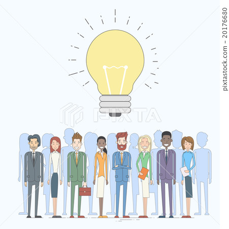 Business People Group Idea Concept Light Bulb Business People Group Idea Concept Light Bulb 20176680