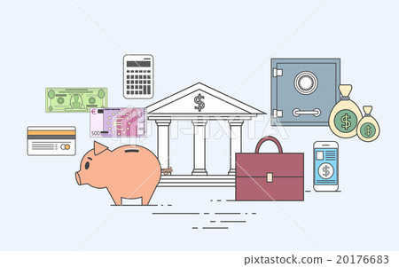 Business Finance Money Concept Bank Save Currency  20176683
