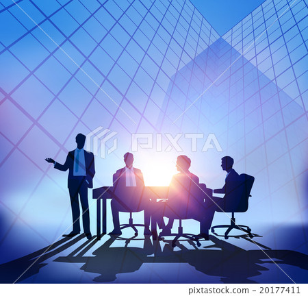 Abstract business meeting 20177411