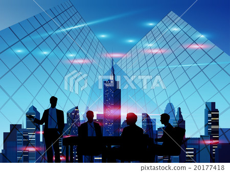 Abstract business meeting 20177418