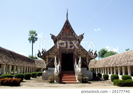 Wat Ton Khen, old wooden temple in Thailand 20177740