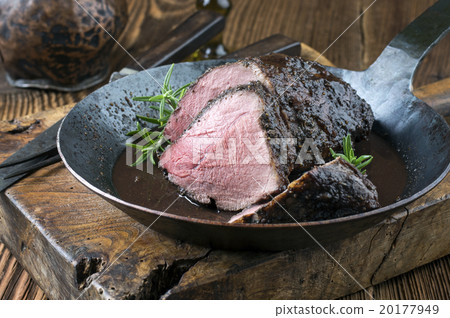 Roast Boar Neck in Frying Pan Roast Boar Neck in Frying Pan 20177949