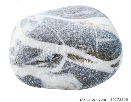 pebble from gneiss rock natural mineral stone 20178226