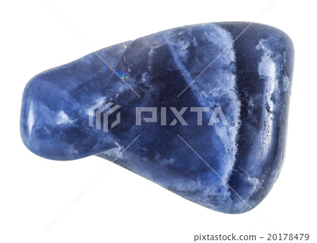 pebble from blue dumortierite natural mineral gem pebble from blue dumortierite natural mineral gem 20178479
