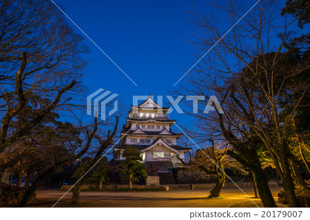 Chiba Castle (Chiba City municipal museum) Twilight Chiba Castle (Chiba City municipal museum) Twilight 20179007