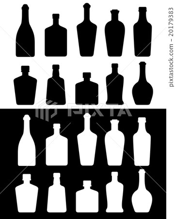 black and white bottles 20179383