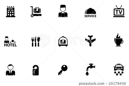 hotel concept icons 20179430