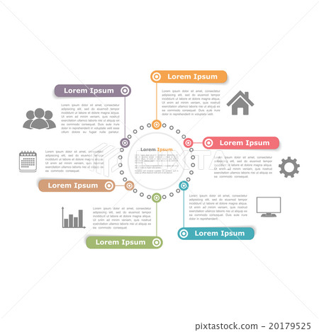 Circle Diagram with Six Elements Circle Diagram with Six Elements 20179525