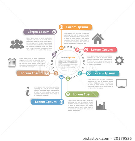 Circle Diagram with Seven Elements Circle Diagram with Seven Elements 20179526