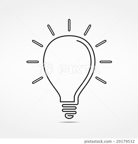 Light Bulb Line Icon Light Bulb Line Icon 20179532