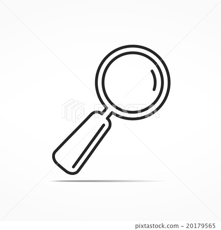 Magnifying Glass Line Icon Magnifying Glass Line Icon 20179565
