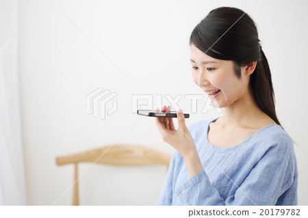 語音輸入·智能手機·小姐 20179782